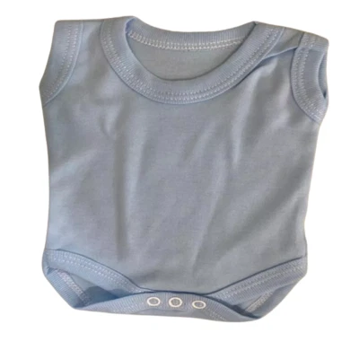 ATTITUDE BABY Baby Unterhemden - ärmellos - Baby Junge hellblau Sommerweste - Frühchen Baby Größen