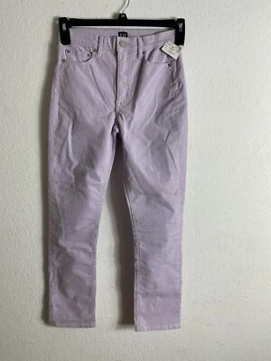 Pantalones de pana Gap para mujer talla 00/24 algodón lavanda nuevos Foto 1 de 4