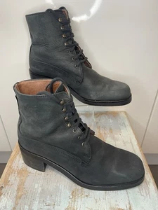 Russell & Bromley HOBO Damen Grau Leder Schnürstiefelette Größe EU 39 UK 6 - Bild 1 von 17