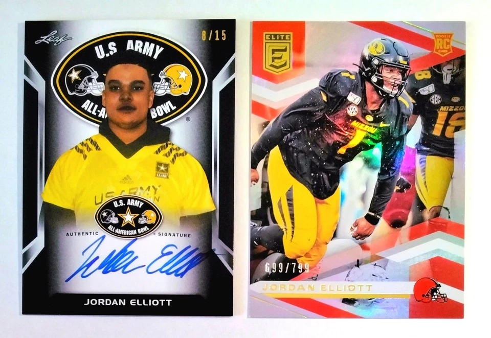 RC AUTO SSP/15 * JORDAN ELLIOTT 2016 Leaf U.S. Army All American Bowl, Elite/799 - Image 1 of 4