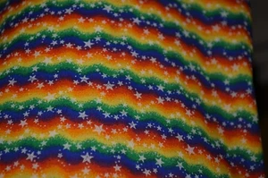 Pride Rainbow Gay LGBTQ Parade Nähen Baumwollstoff 46" x 46" schön - Bild 1 von 4