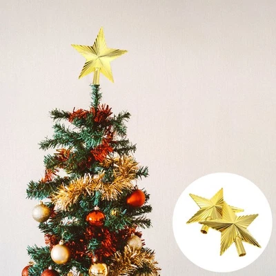  2 Pcs Stella Albero Di Natale Ornamento Della Dell'albero Puntale Per - Immagine 1 di 4
