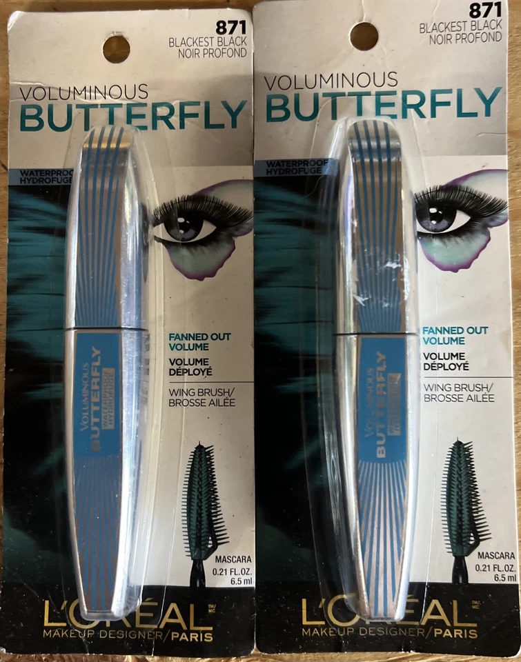 L'oreal Paris Voluminous Butterfly Waterproof Mascara Black 1