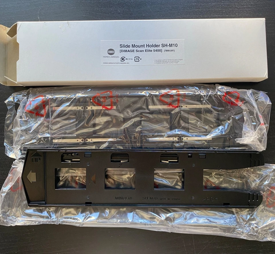 Slide Mount Holder for Minolta 5400 Film Scanner 35mm SH-M10 NIB 2pc - Image 1 of 4
