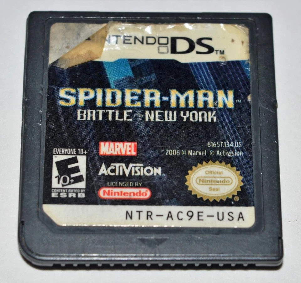 *SPIDER-MAN: BATTLE FOR NEW YORK NINTENDO DS JUEGO 3DS 2DS LITE DSI Foto 1 de 1