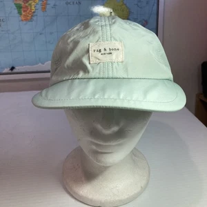 rag & bone New York Women’s Lightweight Cap Hat Adjustable Strap Mint Green - Picture 1 of 7