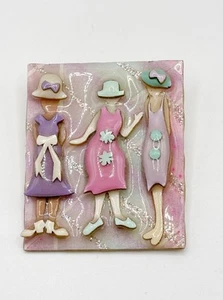 Spilla spilla donna con cappello Lucinda People non firmata - Foto 1 di 2