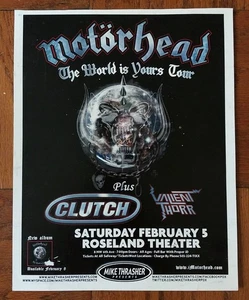 2011 MOTORHEAD concert promo poster 11 x 14 Roseland Theater Portland Oregon - Picture 1 of 4