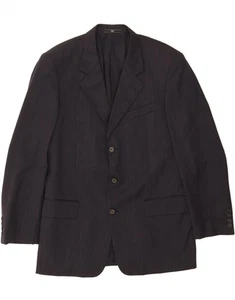 VALENTINO Mens 3 Button Blazer Jacket IT 52 XL Grey Wool AS01 - Picture 1 of 3