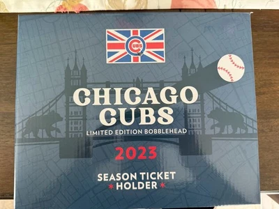 2023 Chicago Cubs Season Ticket Holder London Limited Edition Bobblehead Set New - Image 1 of 3