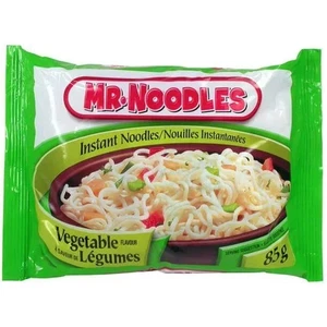 12 X Mr. Noodles instant Vegetable 85g / 2.9oz Packs - FRESH from Canada - Picture 1 of 2