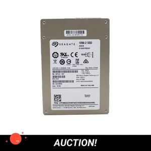 Seagate 400GB 12GB/s SAS 2.5" SDD ST400FM0243 SSD Solid State Drive - Afbeelding 1 van 4