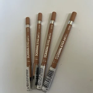 (4)  RIMMEL SCANDALEYES WATERPROOF 24HR GEL EYELINER PENCIL #005-NUDE - Picture 1 of 4