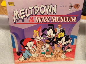 1995 The Animaniacs Golden Book Meltdown at the Wax Museum *Pre-Owned* BKSHDS - Imagen 1 de 7