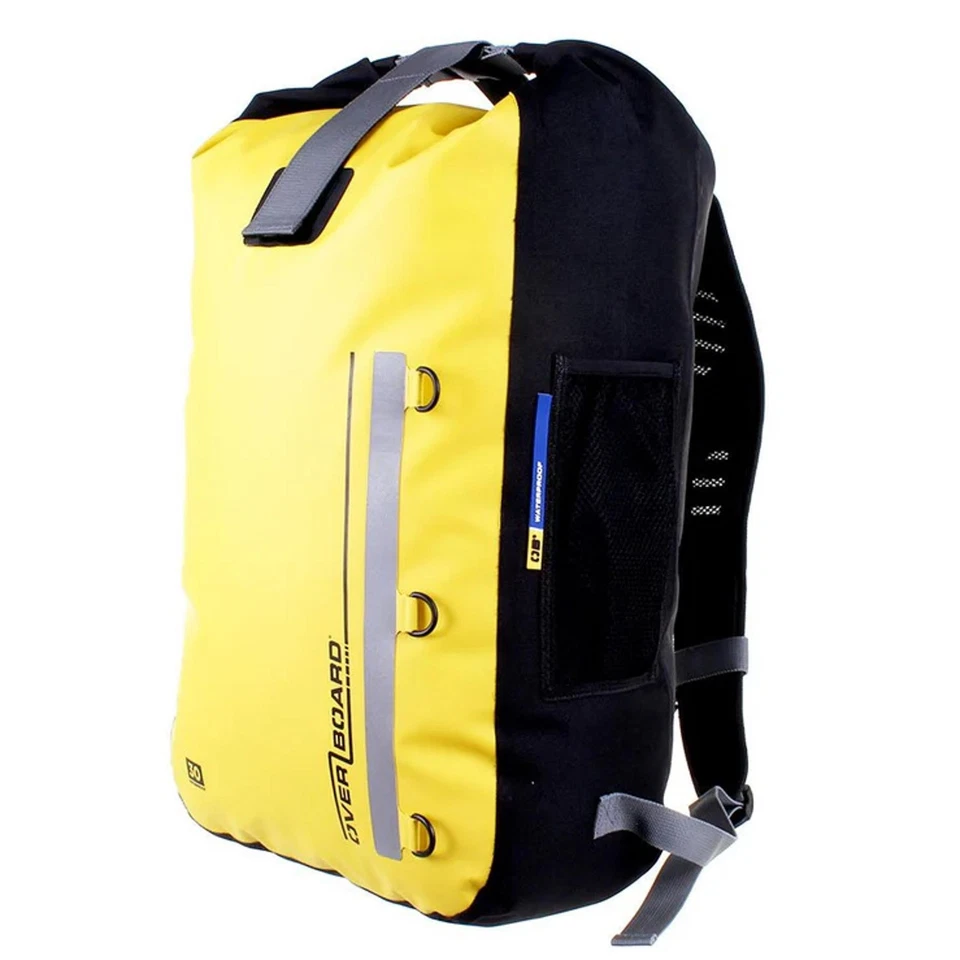 Overboard Sac À Dos Imperméable 30 Litres Jaune Outdoor Randonnée - Photo 1/4