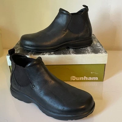 Bota Chelsea Dunham Copley Demi Pull Up Cuero Negra Nueva en Caja Talla 11 Foto 1 de 4