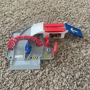 Gebrauchte Hot Wheels World Tankstelle Spielset Schienen Set #1 unvollständig - Bild 1 von 10