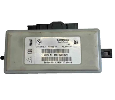 BMW 328D SRS 2014 módulo de control chasis unidad de caja cerebral P/N 65,77-9330952-01 OEM Foto 1 de 4