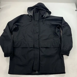 Parka militar de EE. UU. clima frío mediana regular con capucha negra 8415-01-663-8161 GTX - Imagen 1 de 9