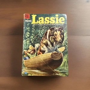 Lassie Comic Book #23 luglio-agosto 1955 Dell Golden Age Classic - Foto 1 di 8