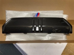 BMW 3 SERIES G20 LCI M PERFORMANCE CARBON REAR DIFFUSER GENUINE 51195A4F525 - Picture 1 of 4