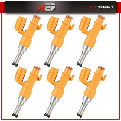 6pcs Fuel Injectors For Toyota Highlander 2017-2019&2022 Avalon 2019-2022 3.5L - Image 1 of 4