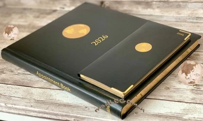 AMEX AMERICAN EXPRESS EXECUTIVE LEATHER APPOINTMENT BOOK & POCKET PLANNER 2026 - Image 1 of 4