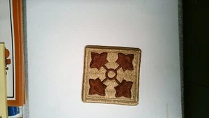 MILITARY PATCH US ARMY DESERT FOR SHOULDER 4TH INFANTRY DIVISION SEW ON - Picture 1 of 1