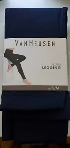Van Heusen Womens Plush Leggings Navy Size S/M - Picture 1 of 2