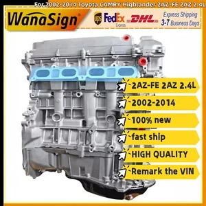 Long Block Engine Assembly For 2002-2014 Toyota CAMRY Highlander 2AZ-FE 2AZ 2.4L - Picture 1 of 7
