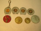 Jetons vintage, Never Go Broke, Ships for Victory, 1939 intl. Expo., etc.