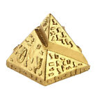  Resin Pyramid Ornament Furnishing Model Golden Pyramids Figurine