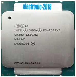 Intel Xeon E5-2603 V3 1.6GHz 6 Core 15MB 85W SR20A LGA2011-3 Processor - Picture 1 of 1