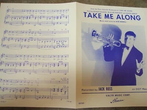 TAKE ME ALONG PIANO SHEET MUSIC by Bob Merrill Broadway Song - Picture 1 of 1