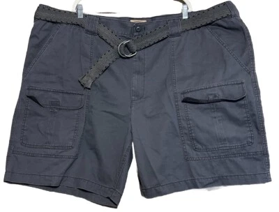 Pantalones Cortos Fundry 54 Gris Carbón Algodón Bolsillos Carga Grandes y Altos Para Hombre’s Foto 1 de 4