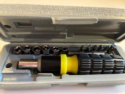 HACH Ratchet & Socket Tool Kit 12 Pc ~ In Case ~ Vintage - Image 1 of 4