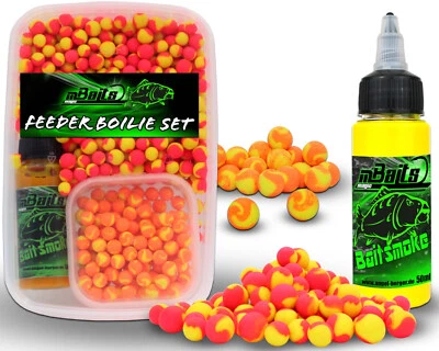 Magic Baits Feeder Boilie Set Method Feeder Boilie Mini Pop Ups Baitsmoke Futter - Bild 1 von 3