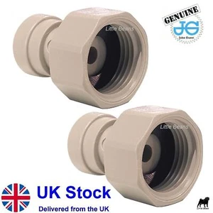 2 x Adaptador de montaje de tubería de agua John Guest Push Speed Fit hembra 1/2" BSP 12 mm - Imagen 1 de 2