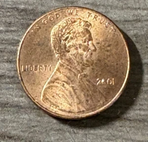2001P Filled 0 Lincoln Cent Error Coins "LOOK" - Picture 1 of 2