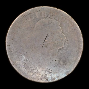 1798 S-155 R3 Draped Bust 1st Hair Style Rev of 95' Large Cent 1c Coin, AG - Picture 1 of 2
