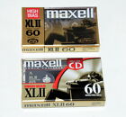 2 x Maxell XL II 60 + XL II 90 Cassette Kassette TYPE II NEW OVP