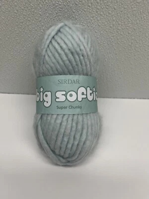 Nuevo Sirdar Big Softie hilo súper grueso 51 % lana 49 yardas Inglaterra 0335 azul claro Foto 1 de 3