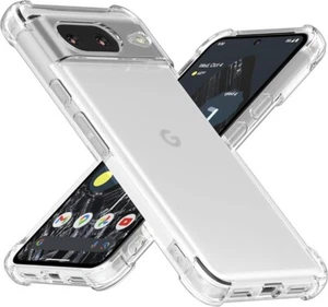 Pour Google Pixel 8 Étui,Slim Transparent Silicone Chocs Gel Armure Étui - Photo 1 sur 12