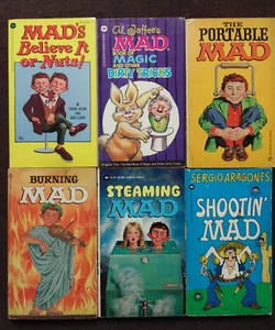 MAD MAGAZINE PAPERBACK BOOK LOT #1 VINTAGE SHOOTIN' MAD STEAMING MAD PICK BOOK - Picture 1 of 26