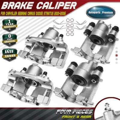 4 тормозных суппорта для Chrysler Sebring Cirrus Dodge Stratus 2001-2006 передние и задние - Изображение 1 из 4