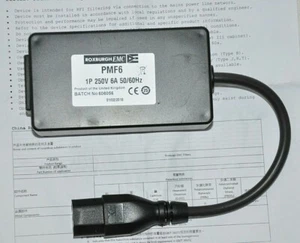 Roxburgh EMC,6A,250 V ac Female, Male Free Standing IEC Filter PMF6 None Fuse - Picture 1 of 3