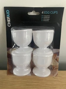 Chef Aid White Egg Cups - Picture 1 of 2