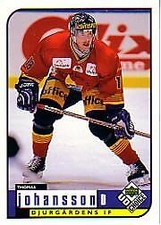 1998-99 Swedish UD Choice #52 Thomas Johansson 