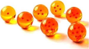 Dragon Ball Z Crystal Dragon Balls 7 Stars 7pcs Anime 3.5cm Dragon Balls - Picture 1 of 6