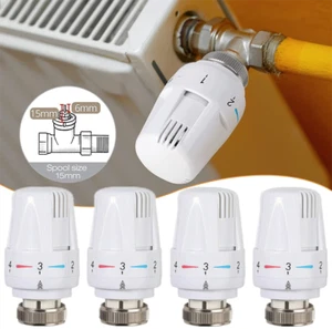 4 Stk Thermostatkopf Heizkörper Regler Thermostat Kopf Heizung Ventil M30 x 1,5 - Bild 1 von 13